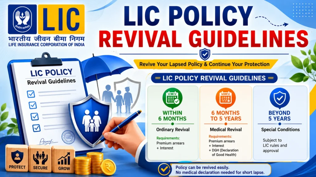 LIC Revival Calculator – Calculate LIC Policy Revival Amount