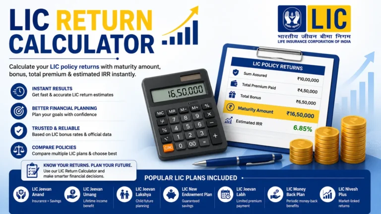 LIC Return Calculator